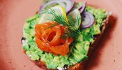 avocado and salmon on toast