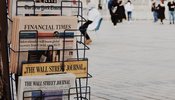 newspaper stack