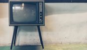 a vintage TV